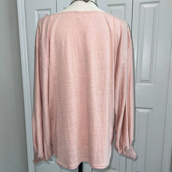 Max Studio Pink Poet Sleeve Blouse - XL (NWT) - Picture 5 of 10